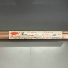 Ziyang Brand Copper Electrode Tube Single Hole 1.6*400mm for WEDM Drilling Machine 2024 - buy cheap