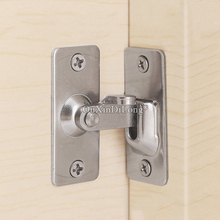 High Quality 4PCS Stainless Steel Door Hasps 90 Degree Right Angle Door Buckle Hook Lock Sliding Door Bolt Lock Hardware 2024 - buy cheap