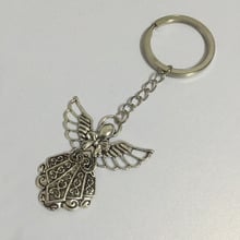 6PCS/Lot Vintage Angel Charm Pendant Key Chains Handmade Key Chains 2024 - buy cheap