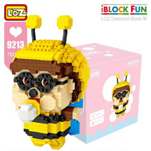 LOZ-bloques de construcción para niños, juguete de ladrillos para armar elefante rosa, abeja, modelo de Animal de dibujos animados, ideal para regalo educativo 2024 - compra barato
