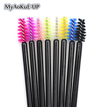 150pcs Mini Eyelashes Brush For Eyelash Extension Combing eyelash Disposable Eyebrow Brush Mascara Applicator Wand Makeup brush 2024 - buy cheap