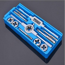 Cost sale of the most popular 12PCS/SET manual tap and die wrench sets 1pc tap wrench 1pc die wrench 5pcs taps 5pcs dies 2024 - buy cheap