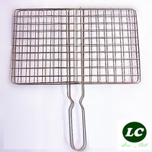 free shipping BBQ tool Grilled fish caught  net clamp barbecue frame racquet subnet clip to the baking dish 2024 - buy cheap