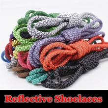 1Pair 3M Reflective Shoe laces Sneakers Round ShoeLaces Kids Adult Outdoor Sports Shoelace Strings Length 100 120 140 160CM YD-4 2024 - buy cheap