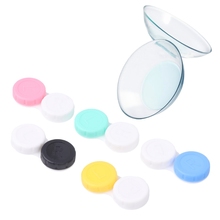 Estojo para lentes de contato unissex, caixa portátil para armazenamento de lentes de contato objetivas de plástico de alta qualidade, 1 peça 2024 - compre barato