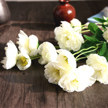 Amapola de seda Artificial para decoración del hogar, flor de amapola de seda para fiesta de boda, alto, 50cm, 7 unids/lote 2024 - compra barato