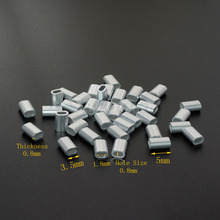 1000pcs/pack 1/32"(0.8mm) Aluminum Cable Crimps Sleeves Cable Ferrule Stops for Snare Wire Rope Clip Fittings 2024 - buy cheap