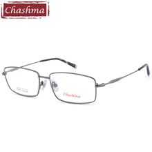 Chashma óculos de titânio puro masculino, óculos de armação com design de marca de qualidade ótica para homens 2024 - compre barato
