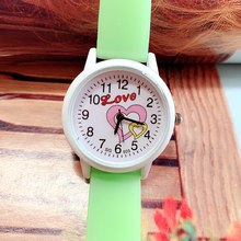 2019 hot style heart-shaped children's watch luminous strap cute girl quartz watch 2024 - buy cheap
