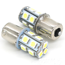 Ysy lâmpada de led para carro, 100 segundos, p21w, s25, ba15s 1156, 1157, bay15d 13, smd 5050, 13smd 3 chips, iluminação para carro, luzes de seta 2024 - compre barato