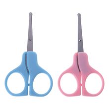 Baby Nails Cutter Grooming Nursing Care Newborn Kids Safety Stainless Steel Scissors Random Color Professional Round Tip 2024 - buy cheap