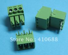 10 Pcs Pitch 3.81mm Angle 3way/pin Screw Terminal Block Connector Green Color T Pluggable Type 2024 - buy cheap