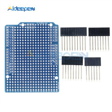 Прототип PCB Плата расширения разработка щит хлеб доска модуль DIY комплект 2,54 мм с шпильками для Arduino ATMEGA328P UNO R3 One 2024 - купить недорого