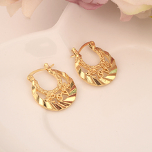 2pairs Romantic Gold color  Fashion Earrings Jewelry Women's Earrings gold filled earring Women Gift 2024 - buy cheap