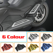 Footrest Pedal Motorcycle Front & Rear Motorbike Footboard Steps Foot Plate for Yamaha TMax530 T Max TMax 530 2012 2013 14 15 16 2024 - buy cheap