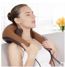 Neck massager instrument of neck shoulder waist kneading massage neck and shoulder shoulder neck electric cervical shawl 2024 - buy cheap
