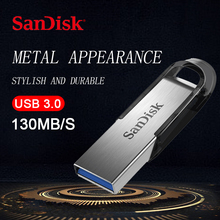 SanDisk Ultra Toque Unidade Flash USB Memory Stick Pen Drives de 128 gb gb 130 mb/s 16 64 gb Pendrive 3.0 32 gb memoria usb U Disk para PC 2024 - compre barato