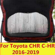 Внутренний солнцезащитный козырек, специальные детали для модификации автомобиля, декоративное затемняющее стекло для Toyota CHR C-HR 2016-2019 2024 - купить недорого