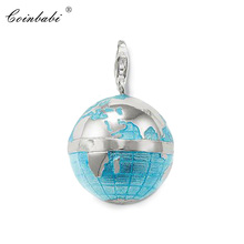 Pendant Globe Trendy Jewelry For Women & Men Fashion Silver Gift Europe Style Soul Jewelry Pendant Fit  Necklace 2024 - buy cheap