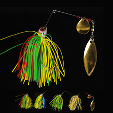 20.5g/10cm Spinner Bait,Fishing Lures Wobbler Protein Tackle Winter Fishing Hooks Set Metal Spoon SPINNERBAIT LURES Set 4PCS 2024 - buy cheap