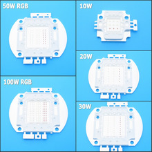 High Power 10W 20W 30W 50W 100W RGB LED Bulb Chip COB SMD Red Green Blue for DIY LED Floodlight Spotlight Stage Party Light 2024 - buy cheap