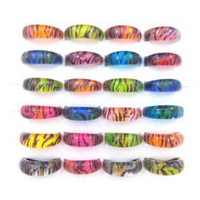 Fashion Resin Rings Kid's Rings Mix Color Mix Size 50pcs Wholesale 2024 - buy cheap