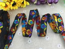NEW Zakka handmade accessories ribbon 5/8"15mm 8yards/set 100% polyester woven Jacquard Ribbon Fox and tree for dog collar 2024 - buy cheap