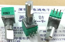 2PCS/LOT Rising type 09 precision potentiometer, double C50K shaft, 15MM power amplifier, volume potentiometer, logarithmic type 2024 - buy cheap