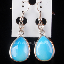 Free Shipping Beautiful Opal Opalite Dangle Beads Women Men Earring PC3935 2024 - buy cheap