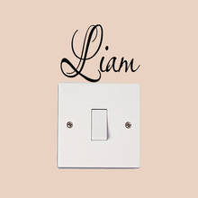 LIAM Fashion Decor Home Room Vinyl Wall Decals Switch Stickers A1512 2024 - buy cheap