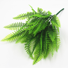 Пластиковые бонсай искусственный лист трава имитация зеленого растения маленькие персидские листья растения для украшения дома сада 2024 - купить недорого