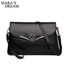 Mara's Dream Women PU Leather Small Handbag Evening Party Clutch Purse Crossbody Shoulder Bag Women Solid Color Messenger Bags 2024 - buy cheap