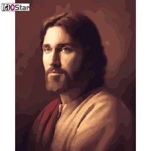 Картина «Иисус Христос» по номерам, картина «сделай сам», акриловая краска по номерам на холсте для домашнего декора 2024 - купить недорого