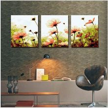 3 size Romantic flower painting by numbers wall pictures for living room vintage home decor Triptych canvas oil painting H504 2024 - buy cheap