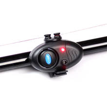 Fishing Electronic LED Light Fish Bite Sound Alarm Bell Clip On Fishing Rod Black Tackle New 2024 - buy cheap