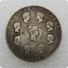 1828 moedas comemorativas cópia alemanha-medalha de moedas réplicas moedas colecionáveis 2024 - compre barato