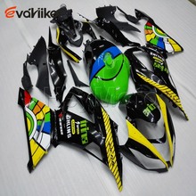 ABS Plastic fairing for ZX6R 2013 2014 2015 yellow blue black ZX-6R 13 14 15 motorcycle bodywork kit Injection mold H2 2024 - buy cheap