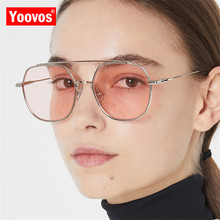 Мужские солнцезащитные очки Yoovos, брендовые дизайнерские винтажные очки в стиле ретро для вождения, 2019 2024 - купить недорого