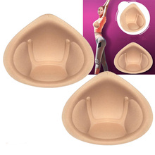 Intimates Accessories 1 Pair Insert Push Up Bra Pads Adjustable Enhancer Triangle Inserts Chest Cups Breast Bra Sponge Pad 2024 - buy cheap