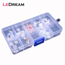 10 Grid Plastic Transparent Jewelry Medicine Pills Nail Art Tips Storage Showing Organizer Container Display Box Case Holder 2024 - buy cheap