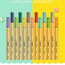 12 Pcs/lot Germany Fiber Colored Gel Pen Set 0.4mm Fine Sketch Technical Pen Kawaii Stationery Office School Supplies Papelaria 2024 - buy cheap