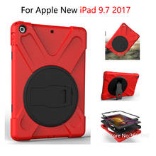 Shockproof Kids Protector Case For iPad 9.7 6th Generation 2017 2018 A1954 Cover Heavy Duty Silicone Hard kickstand Tablet Skin 2024 - buy cheap