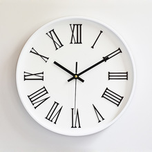 Vintage moderno slient relógio de parede 2019 recém chegados relógios de parede redondos quartzo decoração da sua casa presentes wandklok 2024 - compre barato