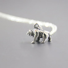 1pc New DIY Vintage 3D Polar Bear Stainless Steel Custom Necklace Animal Pendant Necklaces Geeks Women Men Memorial Jewelry 2024 - buy cheap