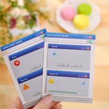 New Novelty Windows System Notice Mini Memo Pad Sticky Notes School Supply Bookmark Post it Label H1648 2024 - buy cheap