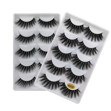 5 pairs mink eyelashes makeup lashes natural long false eyelash dramatic faux eye lashes for make up mink cilios lash maquiagem 2024 - buy cheap