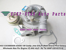 Turbo de alta qualidade k03 53039880006, 53039880006, 454083-0002, para ford galaxy, vw, caddy, golf 3, 4, sharan, vento, 1z, smile, ali, 1.9l 2024 - compre barato