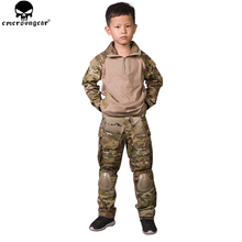 EMERSONGEAR G3 MC Children Tactical Suit Kid Camouflage Hunting Hunting Airsoft Suits Sportswear 5Y-14Y Kids Tracksuit EM6895 2024 - buy cheap