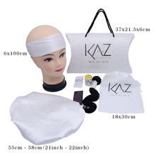 Custom LOGO Hair Extension Bundles Packaging Sets Hair Adhesive Wrap Satin Package Bags Box suit, Hair Satin bag, Hair Package set, solid color, for mother's day 2024 - buy cheap