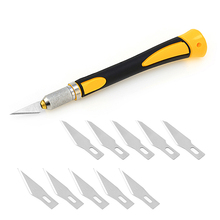 New Hot 10Pcs Blades Wood Carving Cut Tools Fruit Food Craft Sculpture Engraving Knife 2024 - buy cheap